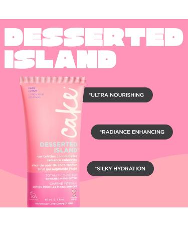 Buy Cake Beauty Desserted Island Enriched Hand Lotion - Nourishing 2 oz Moisturizer for Soft Skin | International Shipping Available - Buy Online on SooperMarket.com