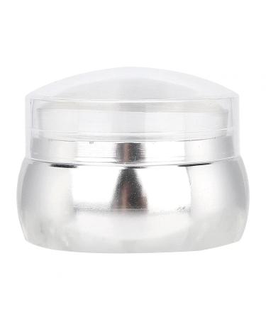 Silicon Nail Art Stamper with Lid - Perfect for Beginners & Professionals - Silver Schaber Stamper for Nail Studios & Nail Art Schools - Buy Online on SooperMarket.com