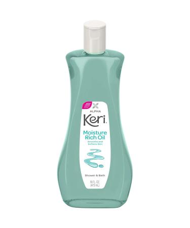 Buy Alpha Keri Shower & Bath Moisture Rich Oil 16oz (Pack of 6) - International Shipping Available - Buy Online on SooperMarket.com