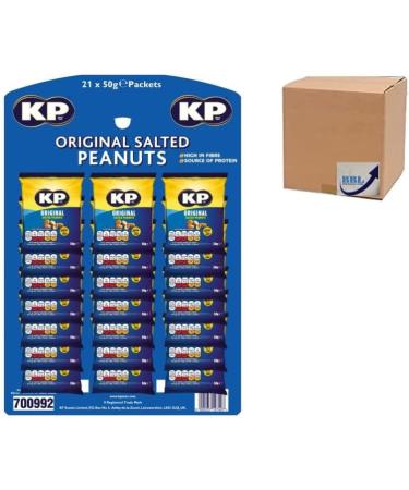 KP Original Salted peanuts Pub Card 21 X 50 G KP Original Salated - Buy Online on SooperMarket.com