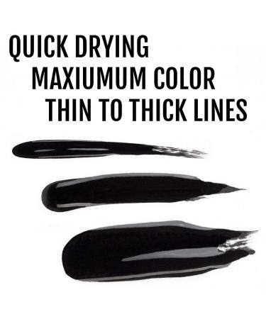 BaeBlu Organic Liquid Eyeliner - 24-Hour Wear, Waterproof, Deep Black - 100% Natural & Gluten Free - Buy Online on SooperMarket.com