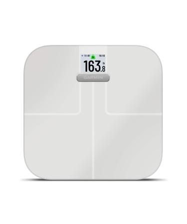 Garmin Index S2 Smart Scale with Wireless Connectivity Body Fat Muscle Bone Mass Body Water% and More White (010-02294-03) (overhaul)