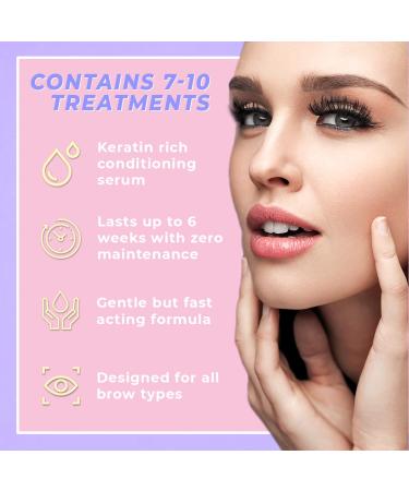 CICI Brow Lamination Kit with Keratin | DIY Eyebrow Lift for Fuller Brows | Long-Lasting Results 0.11 oz - Buy Online on SooperMarket.com