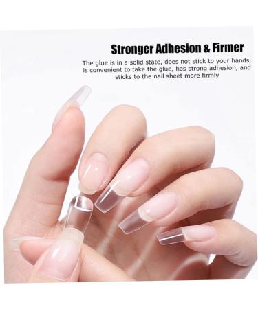 strong nail glue Solid Nail Glue Gel Art Rhinestone Strong Glue for False Nail Tip Mold Diy Nail Art Design solid nail glue 1 Pc - Buy Online on SooperMarket.com
