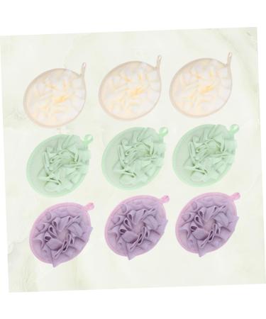 NOLITOY 18 Pcs Mesh Shower Ball - Soft Bath Sponge & Loofah Puff Accessories for Ultimate Scrubbing | International Shipping - Buy Online on SooperMarket.com