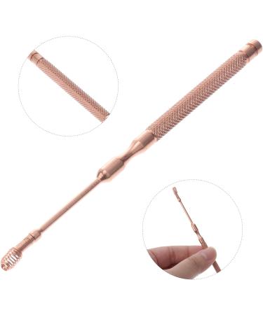 Spring Ear Scope - Stainless Steel Ear Cleaner Spoon | Rose Gold Ear Pick for Ear Cleaning - 1pc - Buy Online on SooperMarket.com