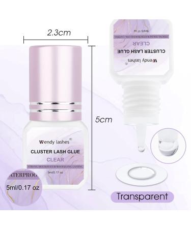 Cluster Lash Glue: Strong Hold, Fast Drying, Waterproof - Gentle Eye Lash Remover for Extensions and Clusters - Buy Online on SooperMarket.com