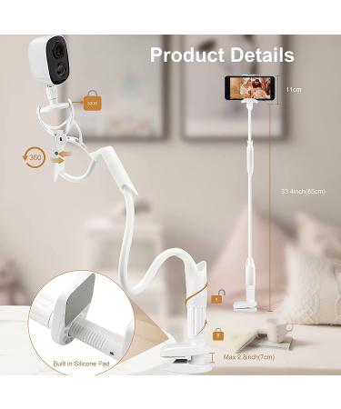 MYPIN Universal Flexible Baby Monitor Holder | Indoor Camera Stand - White - Buy Online on SooperMarket.com