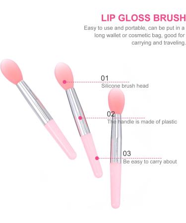 MAGICLULU 12pcs Silicone Lip Brush Bulk Lip Balm Makeup Sponges for Foundation Lipstick Lip Mask Applicator Mini Makeup Sponge Pro Tools Disposable Travel Lipstick Brush Silica Gel 5x1cm As Shown - Buy Online on SooperMarket.com