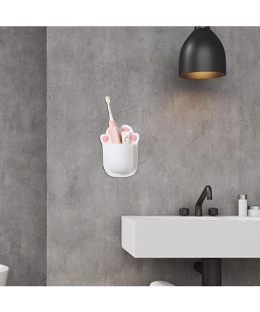 Buy Lemon Silicone Bathroom Storage Holder with Suction Cup - Organizer for Toothbrush Razor and Comb - White - Buy Online on SooperMarket.com