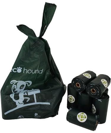 Ecohound Oceanex 240 Small Dog Waste Bags - 16 Rolls (240 Bags) | Tie Handles | Eco-Friendly and Biodegradable - Buy Online on SooperMarket.com