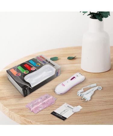 Smooth Glide Epilator for Women - Facial Hair Removal Tool for Face, Legs, Arms, Armpits, and Bikini Area - Buy Online on SooperMarket.com