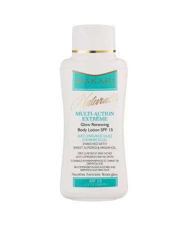 MAKARI Naturalle Multi-Action Extreme Body Lotion SPF15 (17.6 oz) | Moisturizes  Softens  Nourishes  and Enhances Natural Skin Radiance | Protects Against Sun Damage | Recommended for All Skin Types