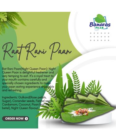 sweet paan (Raat Rani Paan (Night Queen Paan)) - Buy Online on SooperMarket.com