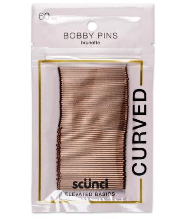 Scunci Curved Bobby Pins - 60pk