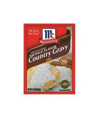 McCormick Sausage Flavor Country Gravy Mix - Makes 2 Cups (6-Pack)