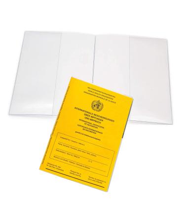 MOELECTRONIX Vaccination Certificate Cover Protective Cover Vaccination Certificate Cover Vaccination Book for NEW Vaccination Card Protection Bag 1x