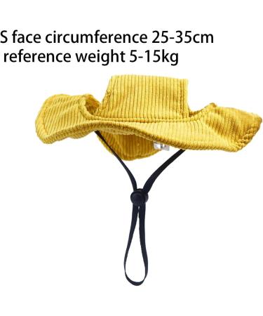 Folpus Outdoor Hat for Dogs | Breathable Summer Cap for Small Medium & Large Breeds | Puppy Sun Hat - Sweet Pet Egg in Yellow - Buy Online on SooperMarket.com