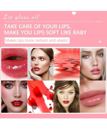 ZARICS Plumping Lip Oil - Raspberry Tinted Lip Balm for Hydrating and Nourishing Lip Care - Buy Online on SooperMarket.com