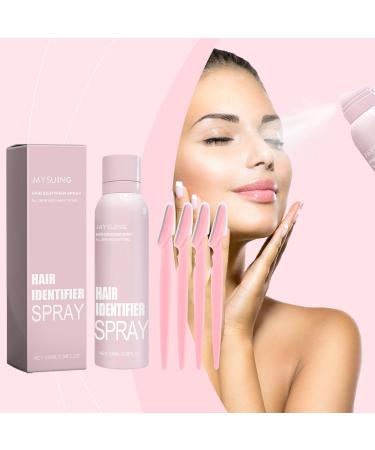 2Pcs Hair Identifier Spray Dermaplaning Spray Hair Identifier Spray For Face Shaving Hair Identifier Spray For Face Dermaplaning Spray for All Skin And Hair Types. Pink - Buy Online on SooperMarket.com