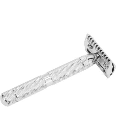 Hztyyier Manual Safety Razor - Rustproof Aluminum Ergonomic Handle Easy to Clean - Perfect Gift for Shaving Enthusiasts - Buy Online on SooperMarket.com
