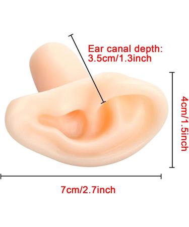 Soft Silicone Ear Template - Artificial Simulation Human Simulation Ear - Eare Acupuncture Acupuncture Point Template - for Acupuncture Soujons Loops - Buy Online on SooperMarket.com