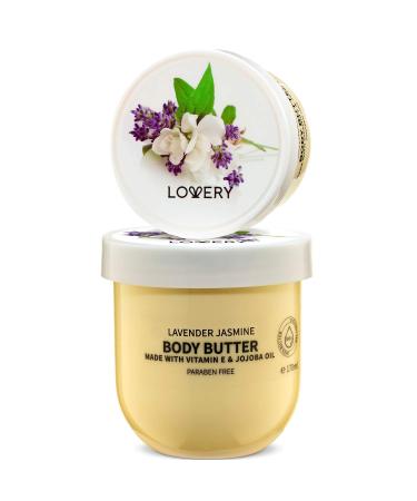 Whipped Lavender Jasmine Body Butter for Sensitive Dry Skin - Ultra Hydrating Moisturizer with Shea Butter - Nourishing Body Care - Buy Online on SooperMarket.com