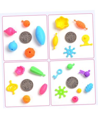 KOMBIUDA 1 Box Bracelet for Little Girl Jewelry Toys DIY Necklaces Beads Jewelry Childrens Toy Pop Beads Toys Rayan Toys for Fun Jewelry Making Kit Pop Snap Beads - Buy Online on SooperMarket.com