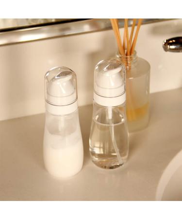 Grand Fusion TSA Approved 3.4 Oz Travel Bottles - 6 Pack for Toiletries Lotions & Creams | Clear Travel Pump Bottles - Buy Online on SooperMarket.com