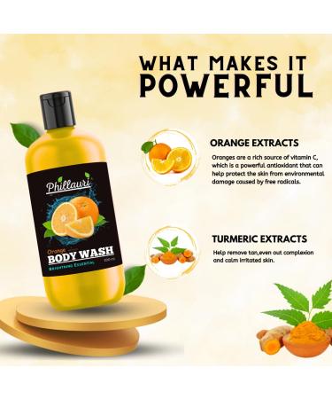 Orange Extract Body Wash for Men & Women | Nourishing Shower Gel - 400ml | International Shipping - Buy Online on SooperMarket.com
