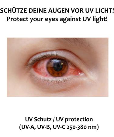 SafeLightPro F5: Eye Protection Goggles for HPL and IPL Hair Removal - UV Safety Glasses - Buy Online on SooperMarket.com