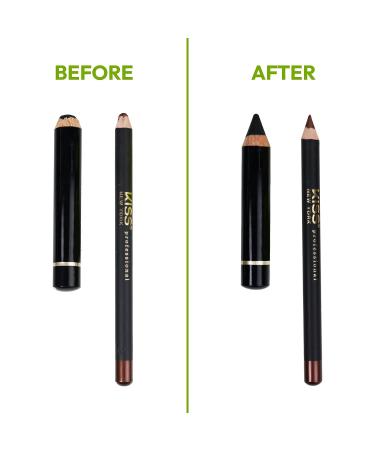 Kiss New York Professional Duo Pencil Sharpener - Convenient Essential Tool for Eye and Lip Liner - Easy to Clean and Compact - Buy Online on SooperMarket.com