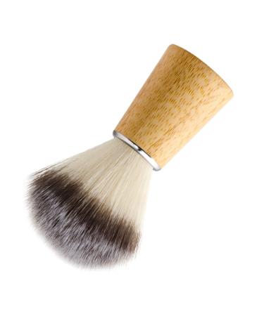 Magideal men's rasier brush nylon synthetic bristles gift for him father father men men friend men's rasier cream brush with bamboo grip