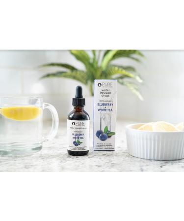 Pure Inventions Blueberry & White Tea Infusion Drops - 60 Servings, 2oz - No Sugar or Artificial Sweeteners - Buy Online on SooperMarket.com