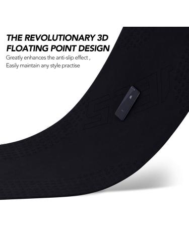 JELS Extra Thick Yoga Mat 15MM - Non Slip Design - SGS Certified TPE - Carrying Strap - for Yoga, Pilates, Workout - Black - Buy Online on SooperMarket.com