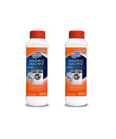Glisten Washer Magic Machine Cleaner, Remove Odors and Buildup, Cleans Front Load & Top Load Washers, Safer Choice Winner, Pack of 2, 24 Ounce 2 Pack