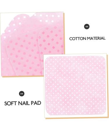 Mikinona 2 Boxes Nail Wipes Gel Nail Polish Cleaning Wipes Travel Wipes Travel Nail Polish Remover Gel Nail Remover Polish Remover Pads Glue Wipes Dip Polish Remover Nail Pads Cotton 4.80X4.80X0.10CM Pink - Buy Online on SooperMarket.com