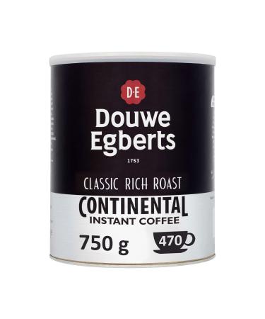 Douwe Egberts Continental Rich Roast Instant Coffee - 750g Tin