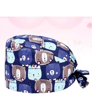 TENDYCOCO Printed Surgical Cap - Adjustable Nurse Hat for Scrubs - Buy Online on SooperMarket.com