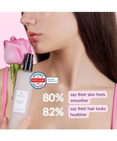 100% Natural Rose Water - Vegan Without Artificial Additives - 100 ml Spray Made in The UK - The Perfect Toner Formulated to Hydrate Face Skin and Hair - Buy Online on SooperMarket.com