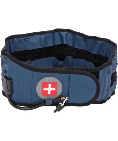 Inflatable Decompression Belt for Back Pain Relief | Professional Lumbar Support - Blue - Buy Online on SooperMarket.com