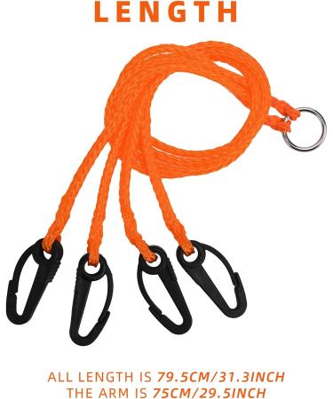SF 4 Arm Crab Trap Harness with Metal Hooks for Fishing Crabbing - 1 Pack, Blue - Buy Online on SooperMarket.com