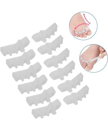 High Elasticity Toe Separator 4-Hole Bunion Corrector | Foot Toe Spreader & Straightener for Hallux Valgus | Toe Separators for Overlapping Toes - Buy Online on SooperMarket.com