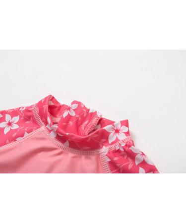 BONVERANO Baby Girls Swimsuit | Toddler Bathing Suit with UPF 50+ Sun Protection | Long-Sleeve Zipper One Piece Swimwear | 18-24 Months Sakura - Buy Online on SooperMarket.com