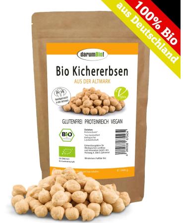 Buy Organic German Chickpeas - Value Pack | Homegrown Natural Vegan High Germination Capacity - Buy Online on SooperMarket.com
