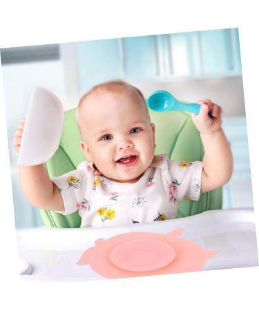 Hohopeti Suction Cup Mat - Kids Placemat for Toddlers and Babies - Pink 11.5X10.5cm - Buy Online on SooperMarket.com