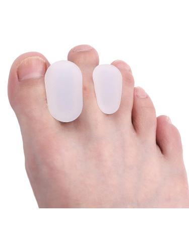 Anggrek Gel Toe Separators - 8 Pairs Silicone Toe Separators for Pain Relief and Hallux Valgus Corrector - Reduce Friction Between Toes - Sizes Small to Large - Buy Online on SooperMarket.com