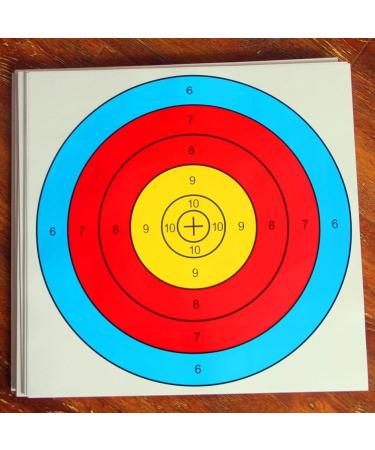 30pcs 16x16 inch Archery Paper Targets - Ideal for Shooting Practice, Outdoor Use & Matches - Great Gift for Arrow Enthusiasts - Buy Online on SooperMarket.com