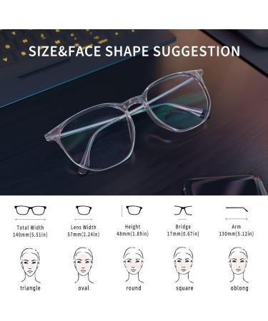 ROCKNIGHT Blue Light Blocking Glasses - Clear Frame for Computer & Phone | Reduce Eye Strain & Enhance Sleep Quality - Buy Online on SooperMarket.com