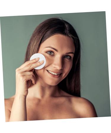 FRCOLOR 4pcs Cotton Pad Set - Round Makeup Remover & Exfoliating Pads for Face Masks - Pure White Disposable Cleansing Rounds - Buy Online on SooperMarket.com